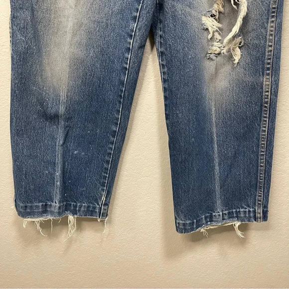 RARE Route 66 Regular High Rise Distressed Straight Leg Jeans 34x29 - Picture 7 of 10